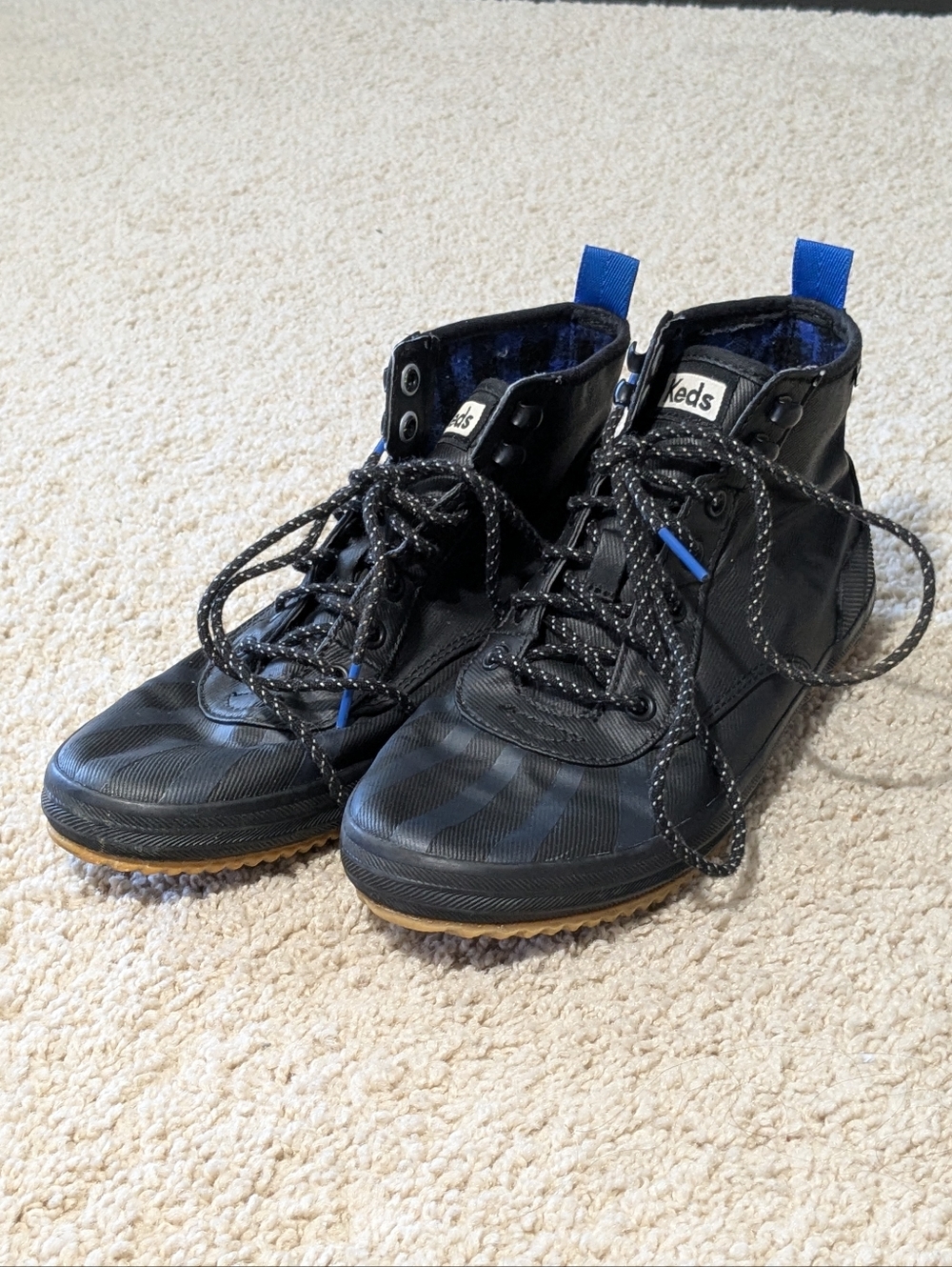 Keds Scout Splash Rain Boots, Black, Size 6